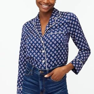 J. Crew | pajama blouse